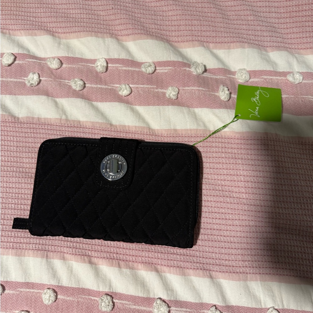 Vera Bradley Black Quilted Wallet